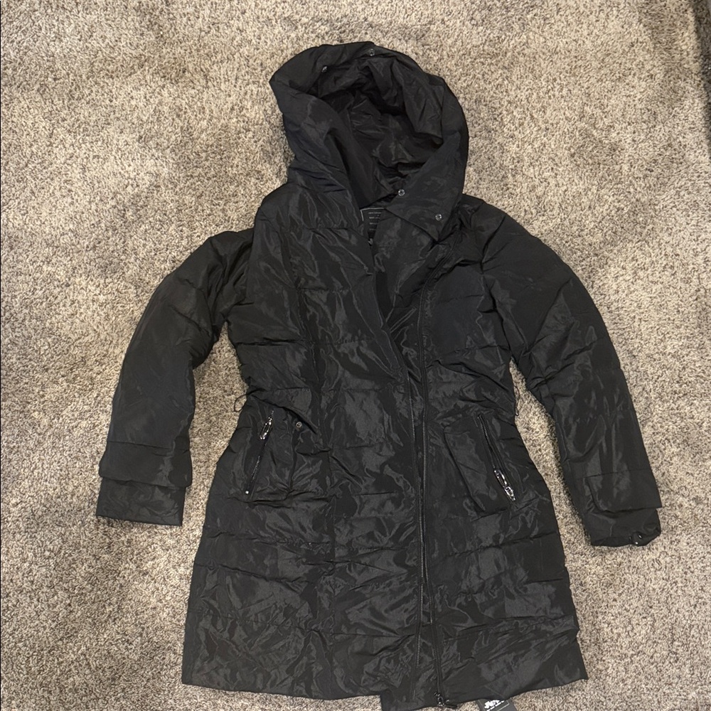 Women's Black Hooded Jacket